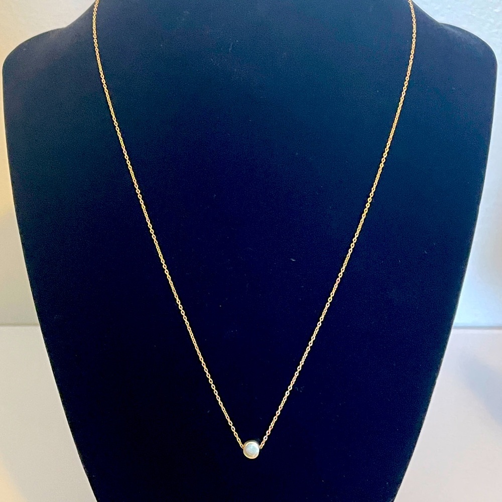 Gorjana Coin Pendant Necklace Gold Plated